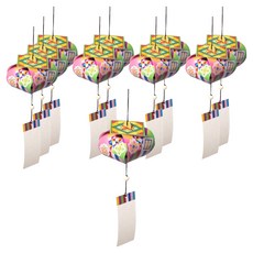 minhwashop 傳統立體紙掛飾 福袋 S250047B, 10個, 混合顏色