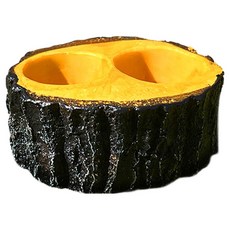 펫츠핸들러 오리지널 곤충젤리 레진 먹이접시 더블컵, 혼합색상, 1개