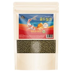 구딘 골드실크 부상성 금붕어 잉어 관상어사료 3호, 450g, 1개