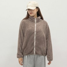 엘쏘 빅사이즈 포근한 뽀글이 플리스 자켓