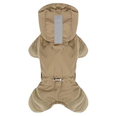퍼피엔젤 반려동물 MAGAGIO 스노우 후드 패딩 오버롤 V2 PA-OW351, 16 BEIGE, 1개