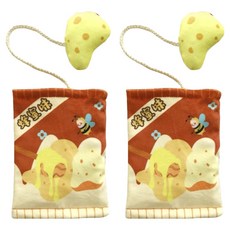 貓玩具 響紙薯片, 蜂蜜風味, 2個