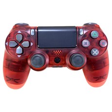 相容手把 PS4適用 透色紅, 1個, S03-P4-23