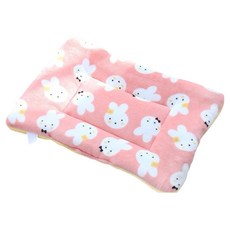 毛皇上 加厚保暖睡墊, 1個, 粉紅小兔