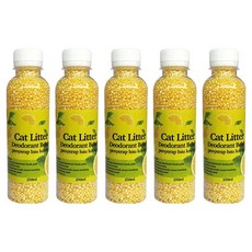 毛皇上 貓砂除臭珠 檸檬, 250ml, 5個