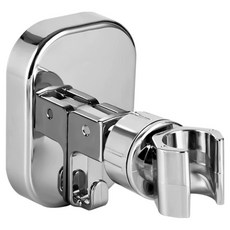 Cheriel 免打孔吸盤式360度旋轉蓮蓬頭支架, 銀色