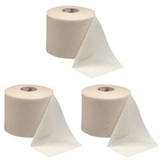 뮬러 MWrap 언더랩 라켓 그립 발목테이핑 스펀지 스포츠 테이프 네츄럴, 3개, 화이트