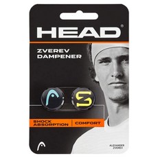 헤드 즈베레프 테니스 뎀프너 진동 억제 2p, 블루(BL)-옐로우(YL), 1개