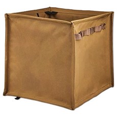 순잠 야외 캠핑용 대용량 접이식 멀티박스 소형, 베이지, 1개, 1단