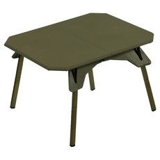 순잠 2in1 멀티기능 높이조절 캠핑 폴딩 테이블, 카키