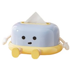 微笑衛生紙盒, 坐姿 TUBE 面紙盒 泡泡藍