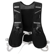 MMMII 多口袋自行車運動穿戴式揹包 MMM3215, 黑色, 1個