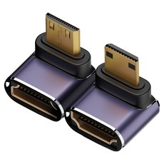 컴스 8K 60Hz UHD HDMI 2.1 to Mini HDMI 변환젠더 2종 세트, CP061, 1개