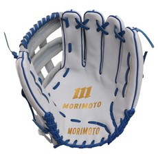 MORIMOTO 內野棒球手套 右投用 MPN700, 白色 + 灰色, 1個