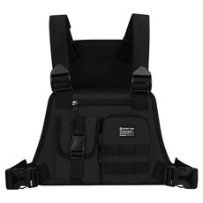 MMMII 迷你多口袋自行車運動後揹包 MMM3218, 1個, 黑色