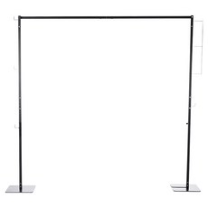 樂嫚妮 室內外碳鋼百變多用途折疊掛衣架, 黑色