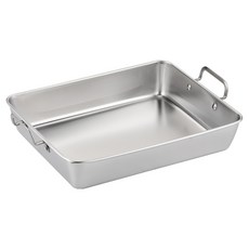 발룬피니 IH 인덕션겸용 다용도 스텐 직사각 전골냄비, 30cm, 실버, 1개