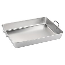 발룬피니 IH 인덕션겸용 다용도 스텐 직사각 전골냄비, 40cm, 실버, 1개