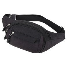 하우핏츠 방수 다기능 스포츠 크로스백, 블랙, 1개