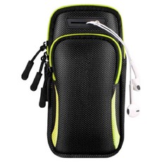 Malltoday 貼身跑步智慧型手機包, 1個, 01 圓點綠