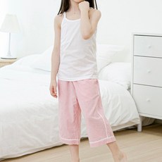 BASE ALPHA ESSENTIALS 女童用100%純棉日常細肩帶背心 3件組