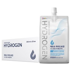 태초수 하이드로겐 수소 함유 미네랄워터 수소수, 20개, 350ml