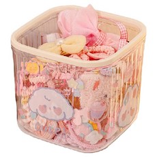 Himroom 便於收納無蓋式膠囊洗衣精收納盒 大(15.2 x 15.2 x 14.2cm) + 貼紙組, 1套, 透明