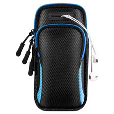 몰투데이 착붙 러닝 스마트폰 가방, 02 폴카닷블루, 1개