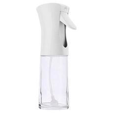 氣壓式玻璃噴油瓶 白色, 1個, 200ml