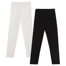 BASE ALPHA ESSENTIALS 兒童厚實羅紋內搭褲 2件組