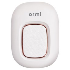 오르미 클린업 바람건조 UVC 고온히팅 온열 무선 휴대용 칫솔살균기, ORM-1CU, 밀키화이트