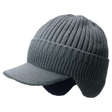 Bakojel 冬季露營釣魚登山防寒帽, 灰色