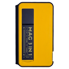 ADAM elements 亞果元素 Type-C Qi2 三合一超薄磁吸充電盤, 1個, 黃色 + 黑色