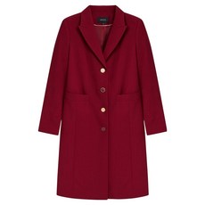 JOINUS 女款金屬鈕扣裝飾長版西裝外套