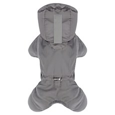 퍼피엔젤 반려동물 MAGAGIO 스노우 후드 패딩 오버롤 V2 PA-OW352, 95 GRAY, 1개
