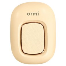 오르미 클린업 바람건조 UVC 고온히팅 온열 무선 휴대용 칫솔살균기, ORM-1CU, 밀키옐로우