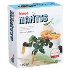 iRiNGO 螳螂積木玩具 76p, 1個, 混合顏色