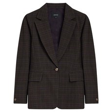 JOINUS 女款葛倫格紋單釦西裝外套