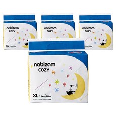 nabizam Cozy 褲型尿布 男女通用, 104張, 特大號(XL)