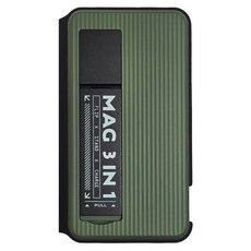 ADAM elements 亞果元素 Qi2 三合一超薄磁吸充電盤 Type-C, 1個, 綠色