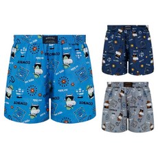 mrkids Kids Line 兒童西部風純棉四角褲3件組