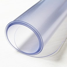 coverfactory 高級玻璃替代桌墊 2mm, 1個, 120 x 40 cm, 半透明