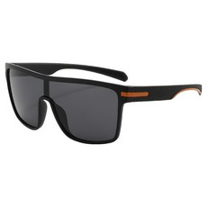 American Road 雙方框男士防風運動太陽眼鏡 HR2480, 1個, 黑橘色