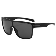 American Road 男士雙方框防風運動太陽眼鏡 HR2480, 1個, 黑灰色