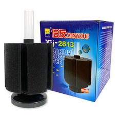 신유 아쿠아리움 스펀지 단지형 수족관 여과기 XY-2813, 1W, 1개