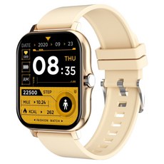 First River 時尚運動手錶 Y13, 1個, 金色