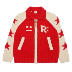 R.ROBOT 兒童款針織拉鍊開襟衫