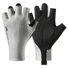 Cel-living 女性用防紫外線戶外防滑自行車手套 雙手穿戴組 C款, 1套, 銀色