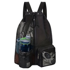 Parajuny 戶外通風網眼後揹包 HJ0692, 黑色, 1個