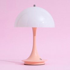 히트조명 LED 세타 루이스 단스탠드 3W ver.2 C타입 충전형 무선 테이블램프 인테리어 무드등 밝기조절 삼색변환 조명 G7051, 크림 파우더